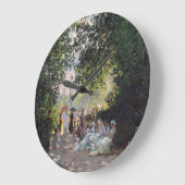 Claude Monet | Der Parc Monceau Große Wanduhr (Winkel)