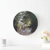 Claude Monet | Der Parc Monceau Große Wanduhr (Zuhause)