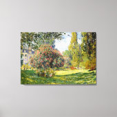 Claude Monet - Der Parc Monceau Leinwanddruck (Vorderseite)
