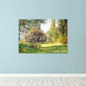 Claude Monet - Der Parc Monceau Leinwanddruck (Insitu (Holzboden))