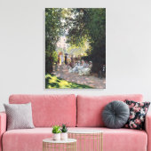 Claude Monet | Der Parc Monceau Leinwanddruck (Insitu (Wohnzimmer))