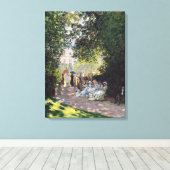 Claude Monet | Der Parc Monceau Leinwanddruck (Insitu (Holzboden))