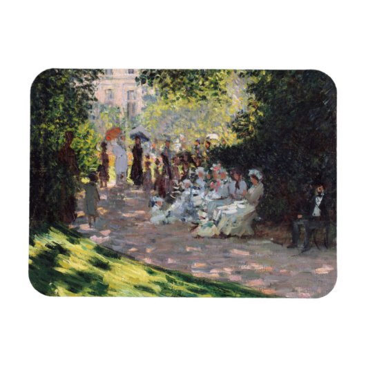 Claude Monet | Der Parc Monceau Magnet (Horizontal)