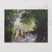 Claude Monet | Der Parc Monceau Postkarte (Vorderseite)