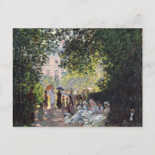 Claude Monet   Der Parc Monceau Postkarte
