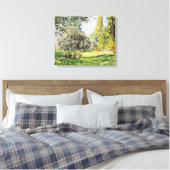 Claude Monet - Der Park Monceau Leinwanddruck (Insitu (Schlafzimmer))