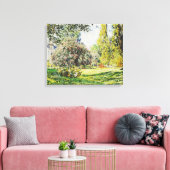 Claude Monet - Der Park Monceau Leinwanddruck (Insitu (Wohnzimmer))