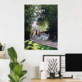 Claude Monet Der Park Monceau Poster (Heimbüro)