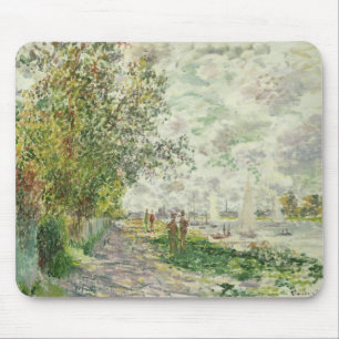 Claude Monet der Riverbank bei Gennevilliers Mousepad