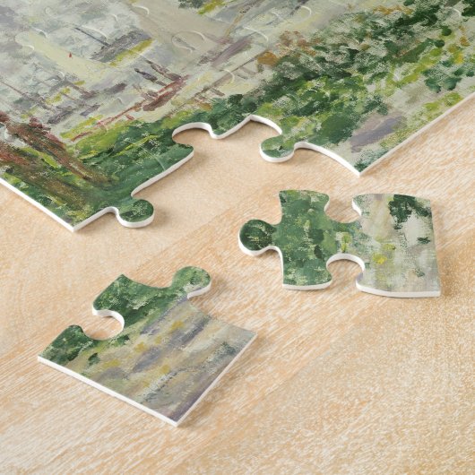 Claude Monet | der Riverbank bei Gennevilliers Puzzle (Seite)