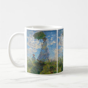 Claude Monet - Der Spaziergang, Frau mit Sonnensch Kaffeetasse