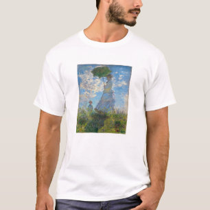 Claude Monet - Der Spaziergang, Frau mit Sonnensch T-Shirt