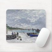 Claude Monet | der Strand bei Sainte-Adresse Mousepad (Mit Mouse)