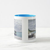 Claude Monet | der Strand bei Sainte-Adresse Tasse (Zentrum)