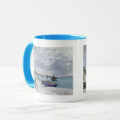 Claude Monet | der Strand bei Sainte-Adresse Tasse (Vorderseite Links)