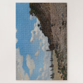 Claude Monet – Der Strand in Honfleur Puzzle (Vertikal)