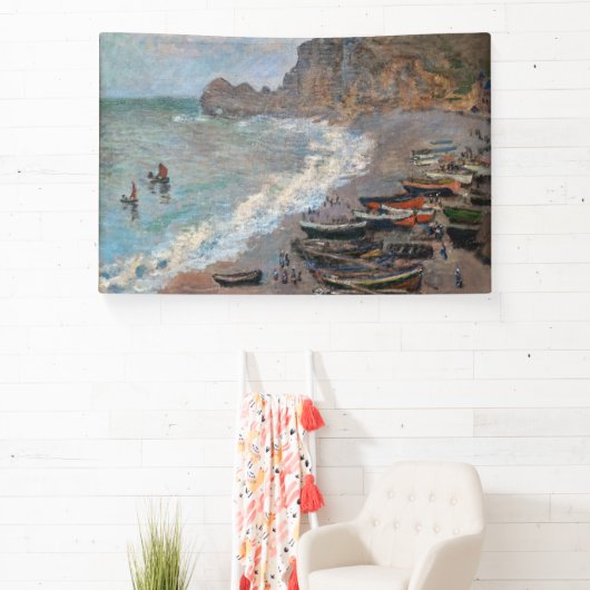 Claude Monet - Der Strand von Etretat Banner (InSitu)