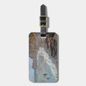 Claude Monet - Der Strand von Etretat Gepäckanhänger (Vorderseite vertikal)