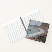 Claude Monet - Der Strand von Etretat Notizblock (Innenseite)