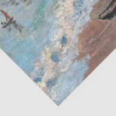 Claude Monet - Der Strand von Etretat Seidenpapier (Detail)