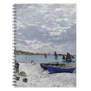 Claude Monet Der Strand von Sainte-Adresse Notizblock