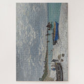 Claude Monet Der Strand von Sainte-Adresse Puzzle (Vertikal)