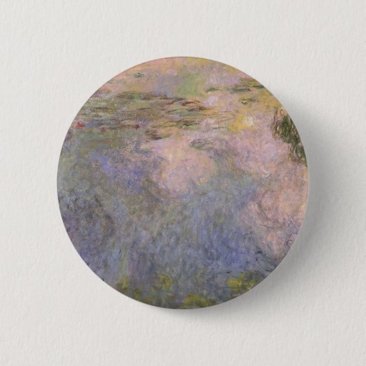 Claude Monet | der Wasser-Lilie Teich Button (Vorderseite)