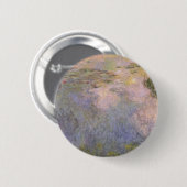 Claude Monet | der Wasser-Lilie Teich Button (Vorne & Hinten)