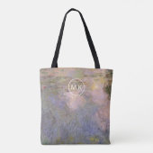 Claude Monet | der Wasser-Lilie Teich Tasche (Rückseite)