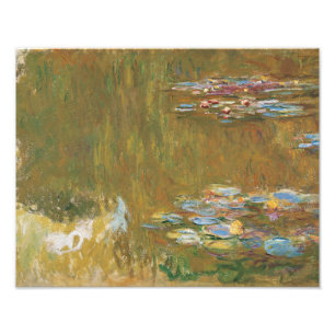 Claude Monet - Der Wasserlilie-Teich Fotodruck