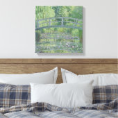 Claude Monet | Der Wasserlilie-Teich: Grüne Harmon Leinwanddruck (Insitu (Schlafzimmer))