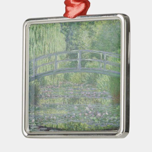 Claude Monet | Der Wasserlilie-Teich: Grüne Harmon Ornament Aus Metall (Links)