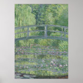 Claude Monet | Der Wasserlilie-Teich: Grüne Harmon Poster (Vorne)