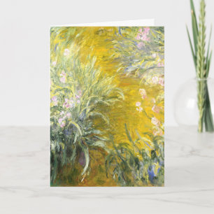 Claude Monet Der Weg durch die Schwertlilien Kunst Karte