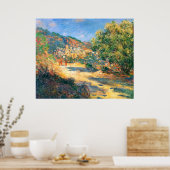 Claude Monet: Der Weg zum Monte Carlo Poster (Küche)