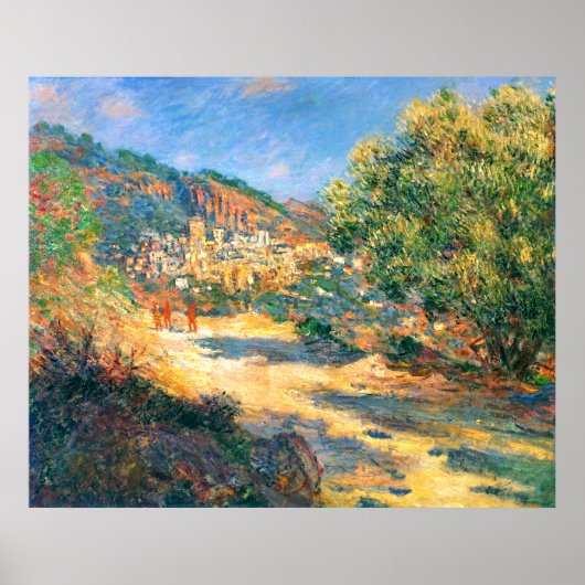 Claude Monet: Der Weg zum Monte Carlo Poster (Vorne)