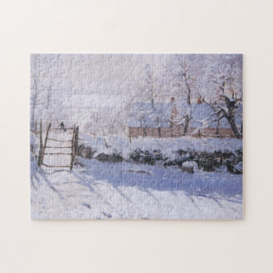 Claude Monet Der Winterschnee der Magpie Puzzle
