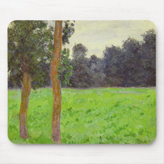 Claude Monet | Deux Arbres dans La Grasland Mousepad (Vorne)