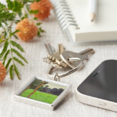 Claude Monet | Deux Arbres dans La Grasland Schlüsselanhänger (Seite)