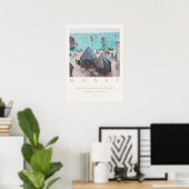 Claude Monet Die Abfahrt der Boote, Étretat Poster (Heimbüro)