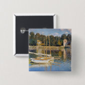 Claude Monet - Die Argenteuil-Brücke Button (Vorne & Hinten)
