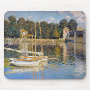 Claude Monet - Die Argenteuil-Brücke Mousepad