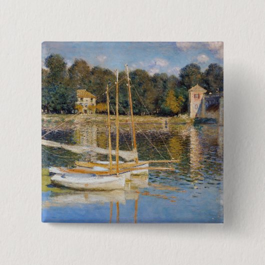 Claude Monet - Die argentinische Brücke Button (Vorderseite)