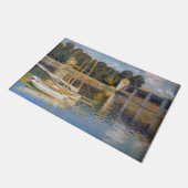 Claude Monet - Die argentinische Brücke Fußmatte (Schrägansicht)