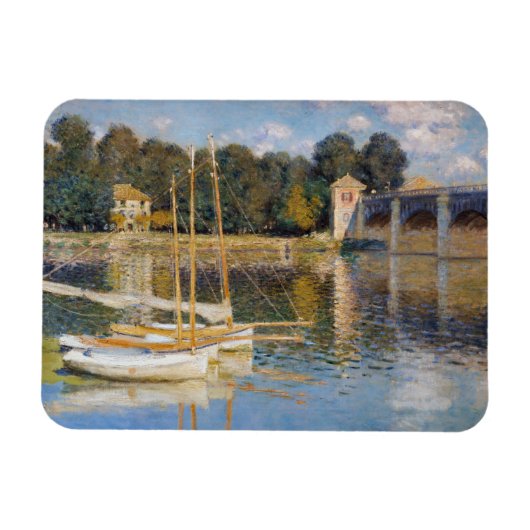 Claude Monet - Die argentinische Brücke Magnet (Horizontal)