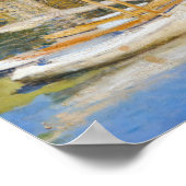 Claude Monet - Die argentinische Brücke Poster (Ecke)