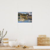Claude Monet - Die argentinische Brücke Poster (Küche)