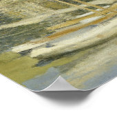 Claude Monet - Die argentinische Brücke Poster (Ecke)