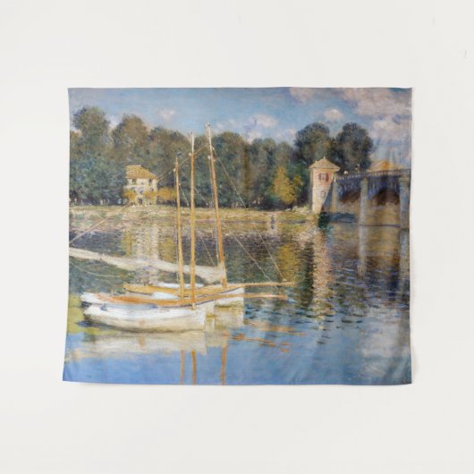 Claude Monet - Die argentinische Brücke Wandteppich (Vorderseite (Horizontal))