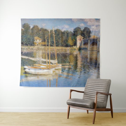 Claude Monet - Die argentinische Brücke Wandteppich (Beispiel (Horizontal))